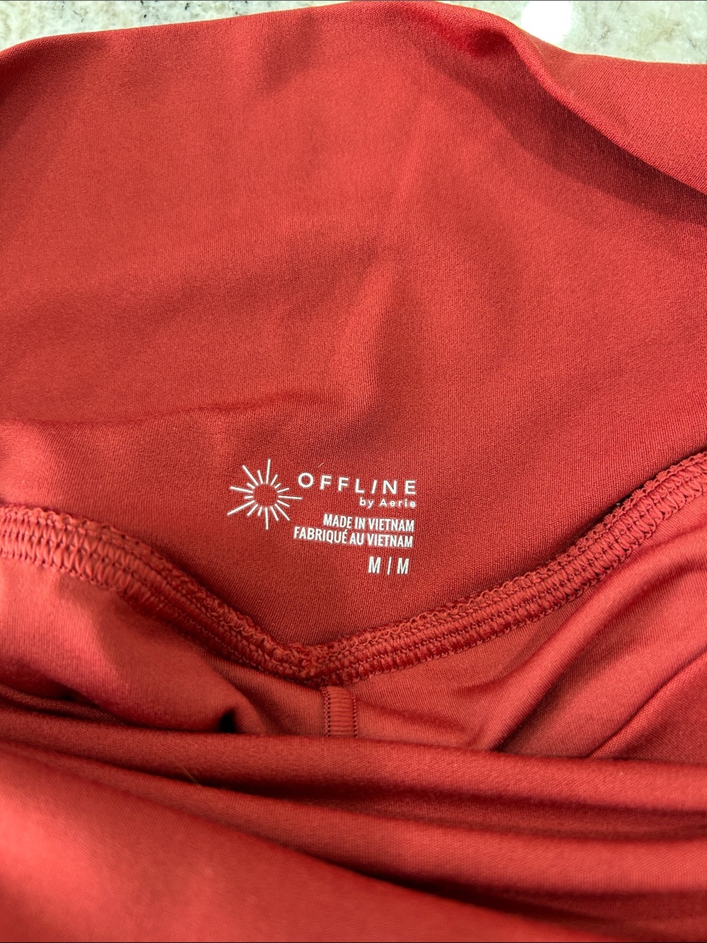 Red medium Aerie bubble skort